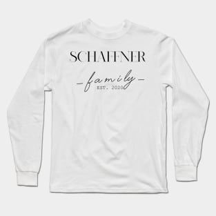 Schaffner Family EST. 2020, Surname, Schaffner Long Sleeve T-Shirt